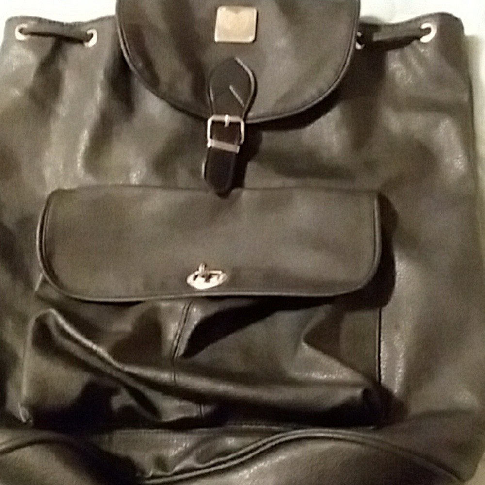 Dark blue juicy contour backpack purse